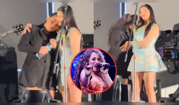 Ana Lucía de Corazón Serrano sufre incidente con su vestuario en pleno show y animador aclara: “Las disculpas correspondientes”