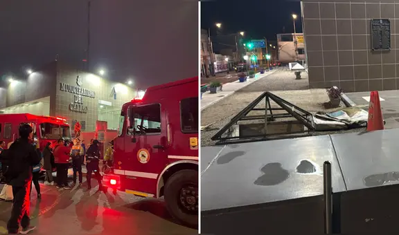 Reportan incendio en sótano de Municipalidad de Callao: habría sido originado por cortocircuito