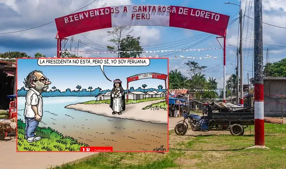 Santa Rosa es peruana: Carlincatura apunta a los hechos en la disputa limítrofe entre Perú y Colombia