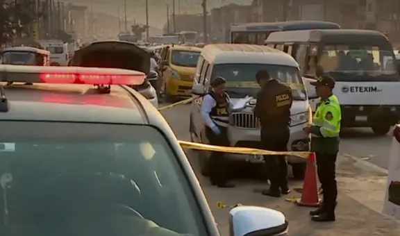 Atacan con más de 10 balazos a chofer de minivan en paradero de colectivos en Manchay, Pachacámac