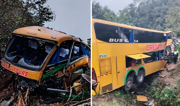 Adulta mayor y dos choferes mueren tras volcadura de ómnibus en Cusco: accidente dejó 22 heridos