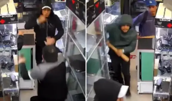 Cercado de Lima: vendedor de laptops es brutalmente agredido con bates y cuchillo en galería de avenida Wilson