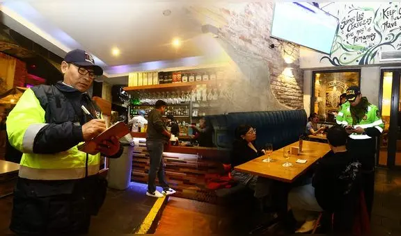 Cierren 7 locales en la 'Calle de las Pizzas' en Miraflores por venta ilegal de alcohol y ocupación indebida del espacio