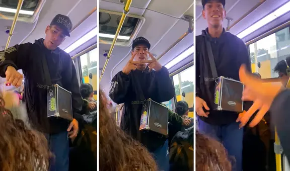 Rapero sube a bus y pasajera intenta 'batallar', pero no sabía rimar: "En su mente estuvo épico"