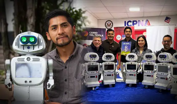Profesor de Huancavelica crea robot educativo de idioma inglés y embajada de EE.UU. promueve su uso en colegios quechuahablantes
