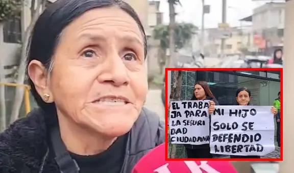 Madre del sereno que fue detenido tras abatir a ladrón en Villa María del Triunfo: "Solo se defendió, necesito ayuda"