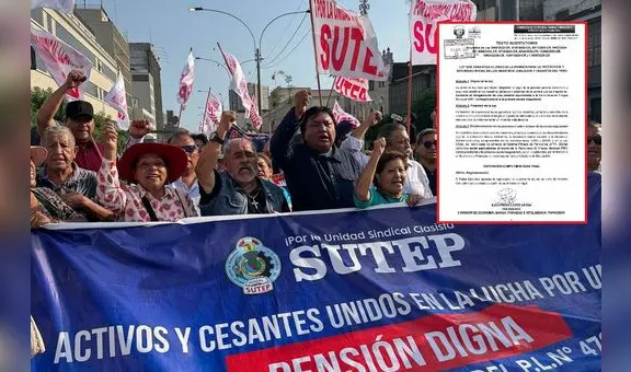 Docentes marcharán hacia el Congreso el próximo 20 de agosto por aumento de sus pensiones