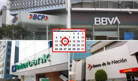 ¿Habrá atención en los bancos este 13 de agosto en Loreto por el día no laborable? Revisa los horarios BCP, Interbank y BBVA y más