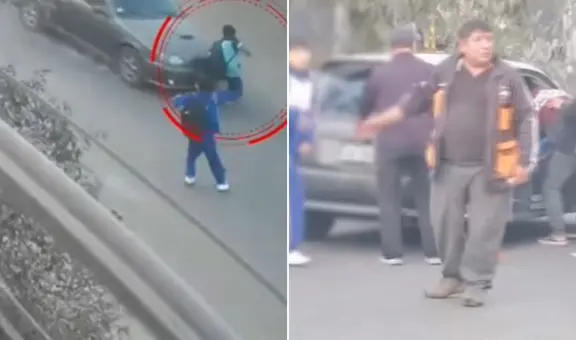 Escolar es atropellado cuando salía de su colegio en San Juan de Lurigancho: cámaras grabaron accidente