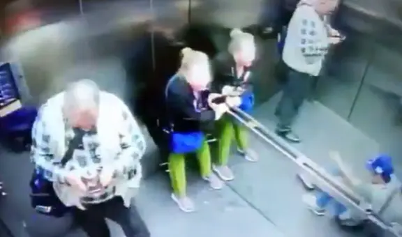 Se filtra vídeo de la caída de un elevador en el centro comercial Mitikah en México que dejó dos heridos