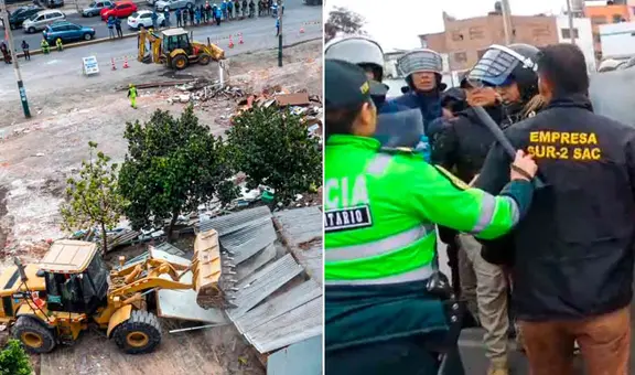 Municipalidad de Lima desaloja a familias en Surco por obras de la Vía Expresa Sur: "Están usurpando nuestro terreno"