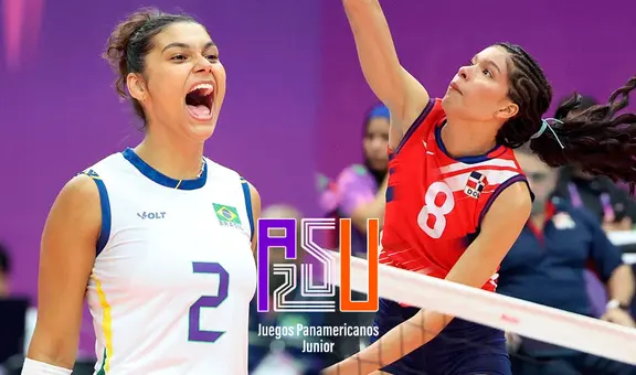 Brasil vs República Dominicana vóley EN VIVO: horario y cómo ver la semifinal femenina por los Panamericanos Junior 2025