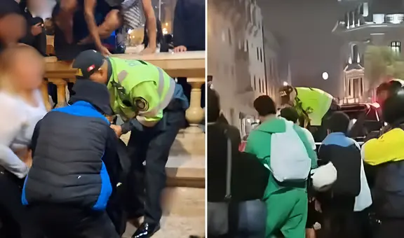 Sujetos acribillan a balazos a hombre frente a su familia en la Plaza San Martín, Cercado de Lima