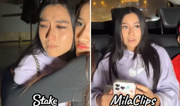 Streamer Milenka Nolasco rompe en llanto luego de que su papá le impidiera ir a EE. UU.: "Por gusto estás buscando pasaje"