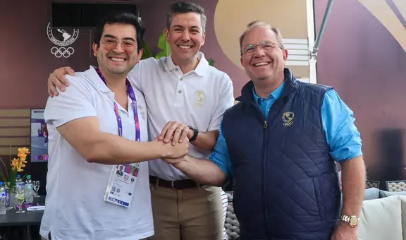 Grato encuentro entre el presidente del Gobierno de Paraguay y presidente del Comité Olímpico Peruano