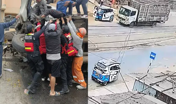 Cámaras de seguridad captan instantes previos a la tragedia en Pasamayito: conductor perdió el control del camión