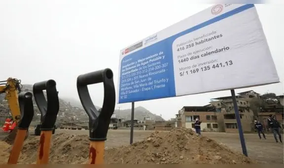 La Nueva Rinconada: denuncian paralización y presuntos actos irregulares en la megaobra de agua y alcantarillado