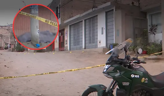Sicarios asesinan a joven con 28 disparos en calle de Manchay: PNP investiga ajuste de cuentas