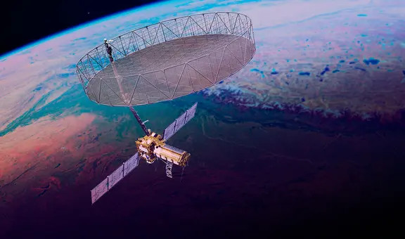El reflector antena del satélite de la NASA fue desplegada en el espacio y está listo para observar los cambios de la Tierra