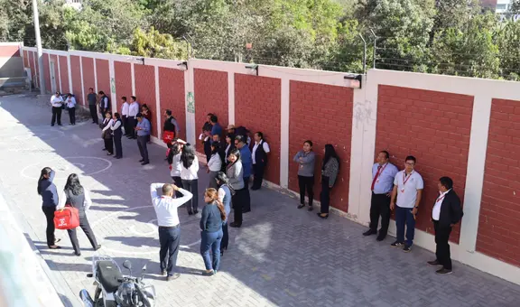 Corte Superior de Justicia de Moquegua participó del Simulacro Nacional Multipeligro 2025