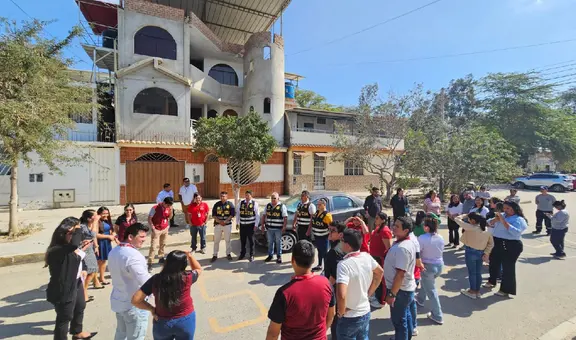 Integrantes de la Corte de Piura participaron del Simulacro Nacional Multipeligro