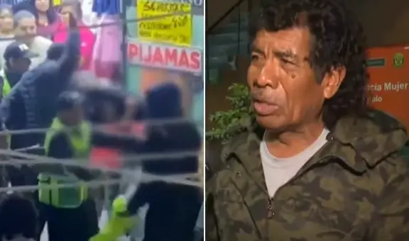 Fiscalizadores atacan a puños y patadas a conocidos cómicos ambulantes durante show en Gamarra