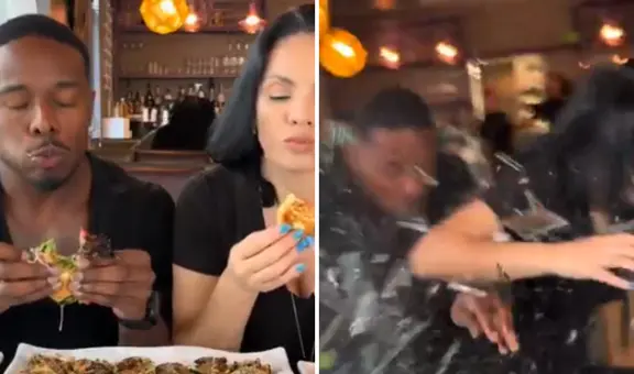 Influencers sobreviven a brutal choque de auto contra restaurante de EEUU mientras grababan su cena: "Pudo ser nuestra última comida"