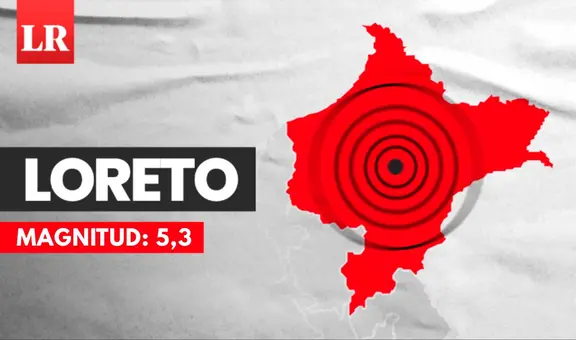 Temblor de magnitud 5,3 remeció hoy Loreto, según IGP