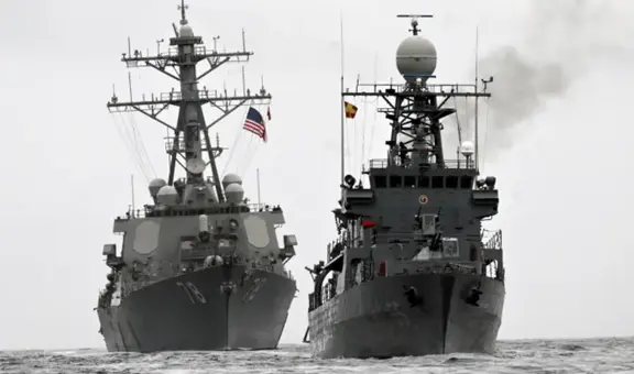 ¿Cuál es la ruta de los tres buques destructores con misiles que EEUU envió cerca de las costas de Venezuela?