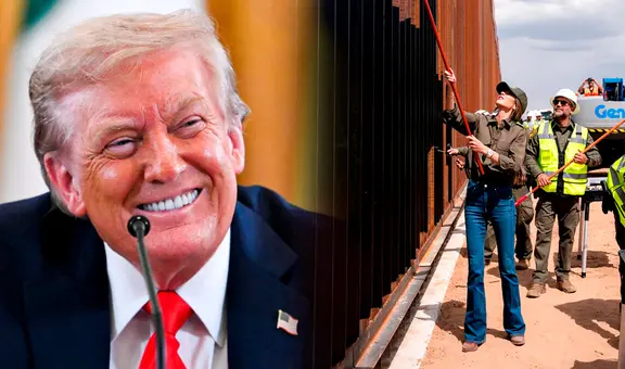Gobierno de Trump pinta de negro muro fronterizo para impedir que inmigrantes lo escalen: "Tan caliente que ni lo intentarán"