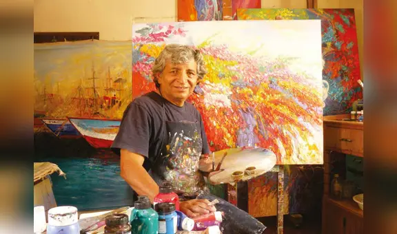 Exposición “Antología: 47 años de arte” de Darwin Chávez en la Sala Nazca del Mincul