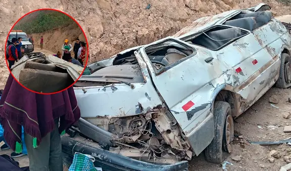 Accidente de combi deja un menor fallecido en la serranía de Lambayeque
