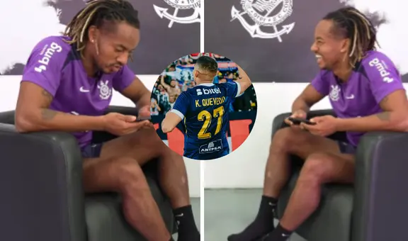 André Carrillo trolea a Kevin Quevedo y dice que su golazo fue por la altura: "Si no, no la clava"