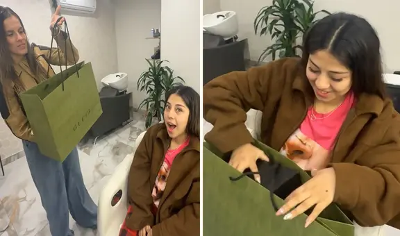 Alejandra Baigorria regala lujosa cartera a Zully y la tiktoker reacciona: “¡Mi primera Gucsi!”