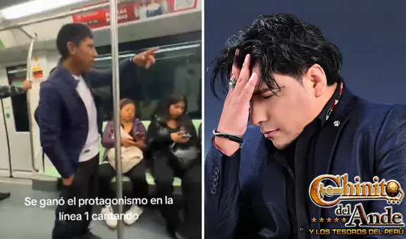 Hombre sorprende en el Metro de Lima al improvisar huayno y es viral: 'Chinito del Ande' lo invita a show