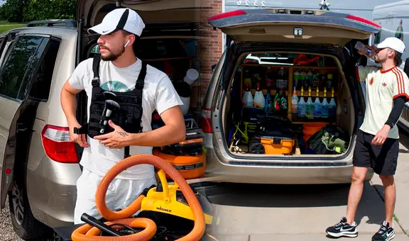 Latino pasó de lavar autos con su propio negocio a comprarse un Mercedes-Benz en EEUU: "Si con 19 años pude, todos pueden"