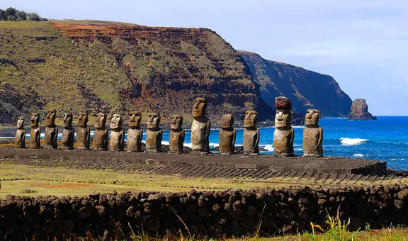 El aumento del nivel del mar podría destruir las estatuas Rapa Nui de la Isla de Pascua en 2080