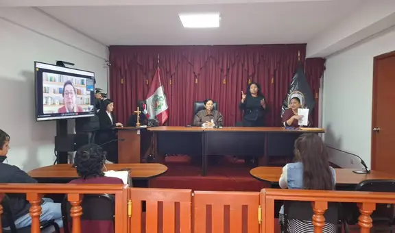 Corte del Santa realiza diligencia gratuita de toma de muestras a pareja de sordomudos para determinar paternidad