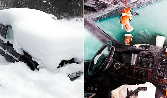 El asombroso caso de Peter Skyllberg, el hombre que sobrevivió 60 días atrapado bajo la nieve en su auto y sin comida