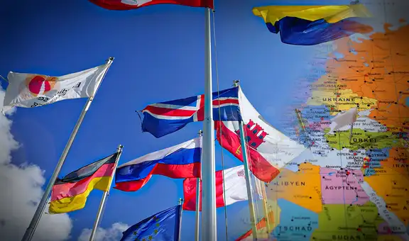 Así es la única bandera del mundo que no sigue el formato rectangular: su diseño proviene de fórmulas matemáticas