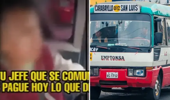 Extorsionador se graba amenazando a un chofer de bus e invoca al Tren de Aragua: "Dile a tu jefe que pague"