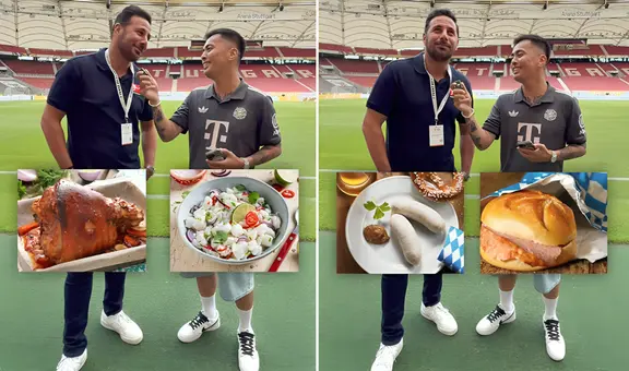 Claudio Pizarro y la vez que tuvo una reacción divertida al momento de elegir entre el ceviche y la comida alemana