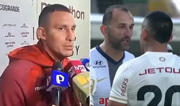 Álex Valera contundente tras el picante cruce con Hernán Barcos en el Alianza Lima vs Universitario: "Fue una calentura"