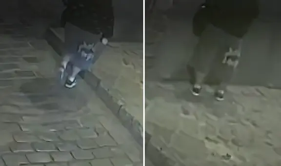 Captan a mujer vandalizando muro inca con pintura spray en el centro histórico del Cusco