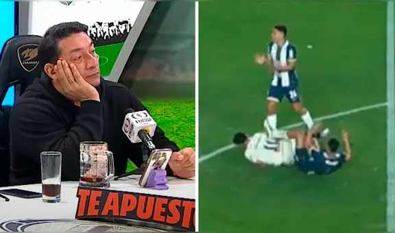 Carlos Galván arremete contra Renzo Garcés tras ser expulsado en el empate de Alianza Lima ante Universitario: "Un bebé de pecho"