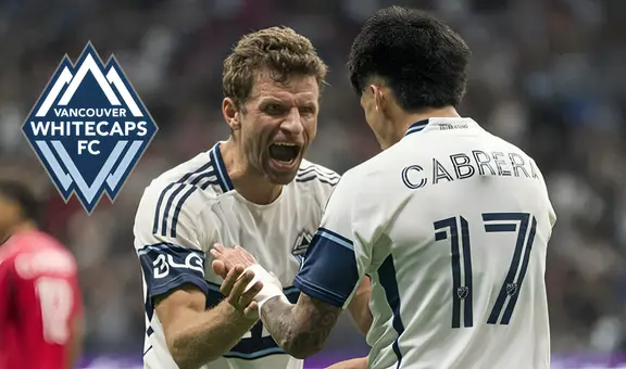 Thomas Müller y Kenji Cabrera protagonizan una efusiva celebración tras la agónica victoria de Vancouver Whitecaps en la MLS