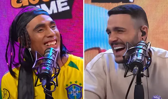 Gerardo Pe regresa de Brasil con peculiar atuendo y Mario Irivarren lo vacila en Good Time: "Cachay"