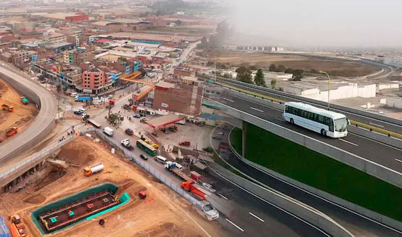 Cierran parcialmente la avenida Ramiro Prialé por obras del nuevo bypass aéreo Las Torres desde este 27 de agosto