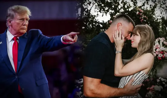 Trump reacciona al compromiso de Taylor Swift y Travis Kelce y les desea mucha suerte: "Ella es una persona estupenda"
