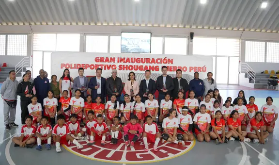 Shougang Hierro Perú inaugura moderno polideportivo en San Juan de Marcona